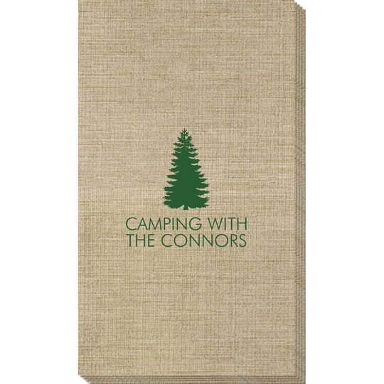 Pine Tree Bamboo Luxe Guest Towels